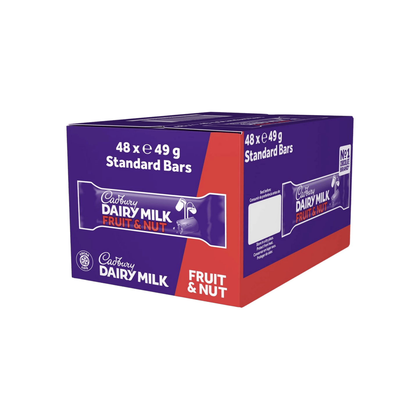 CADBURY DM OBST &amp; NÜSSE 1,73 OZ/49G