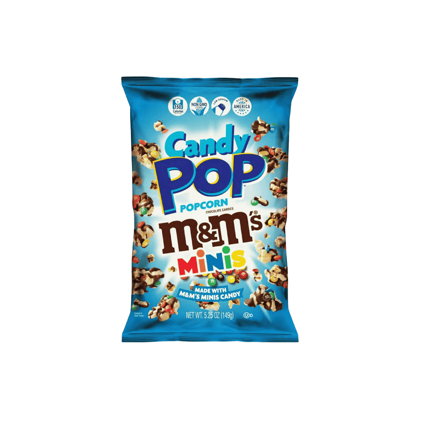 CANDY POP M&amp;M MINIS POPCORN 5,26 OZ/149 G