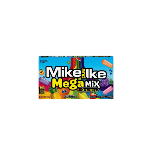 MIKE & IKE MEGA MIX 10 FRUIT BOX 5 OZ/141G
