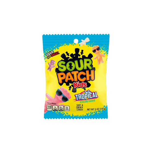 SOUR PATCH KIDS TROPICAL BAG 3.6 OZ/102G