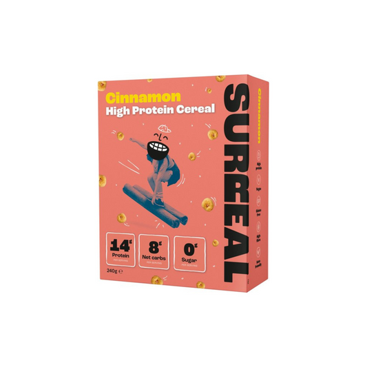 Surreales proteinreiches Müsli Zimt