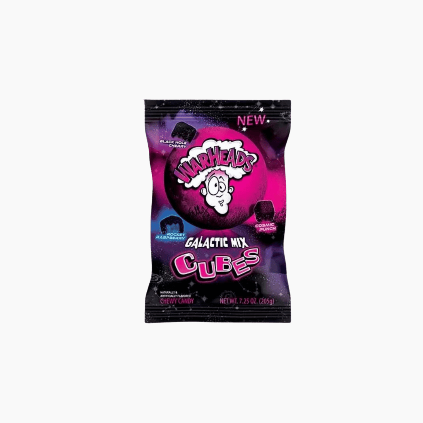 WARHEADS GALACTIC CUBES BAG 4.48 OZ/127G